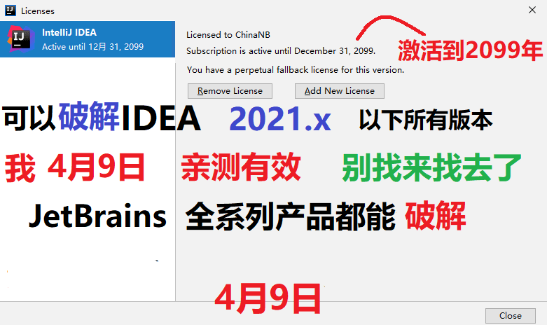 Jetbrains系列产品激活文件