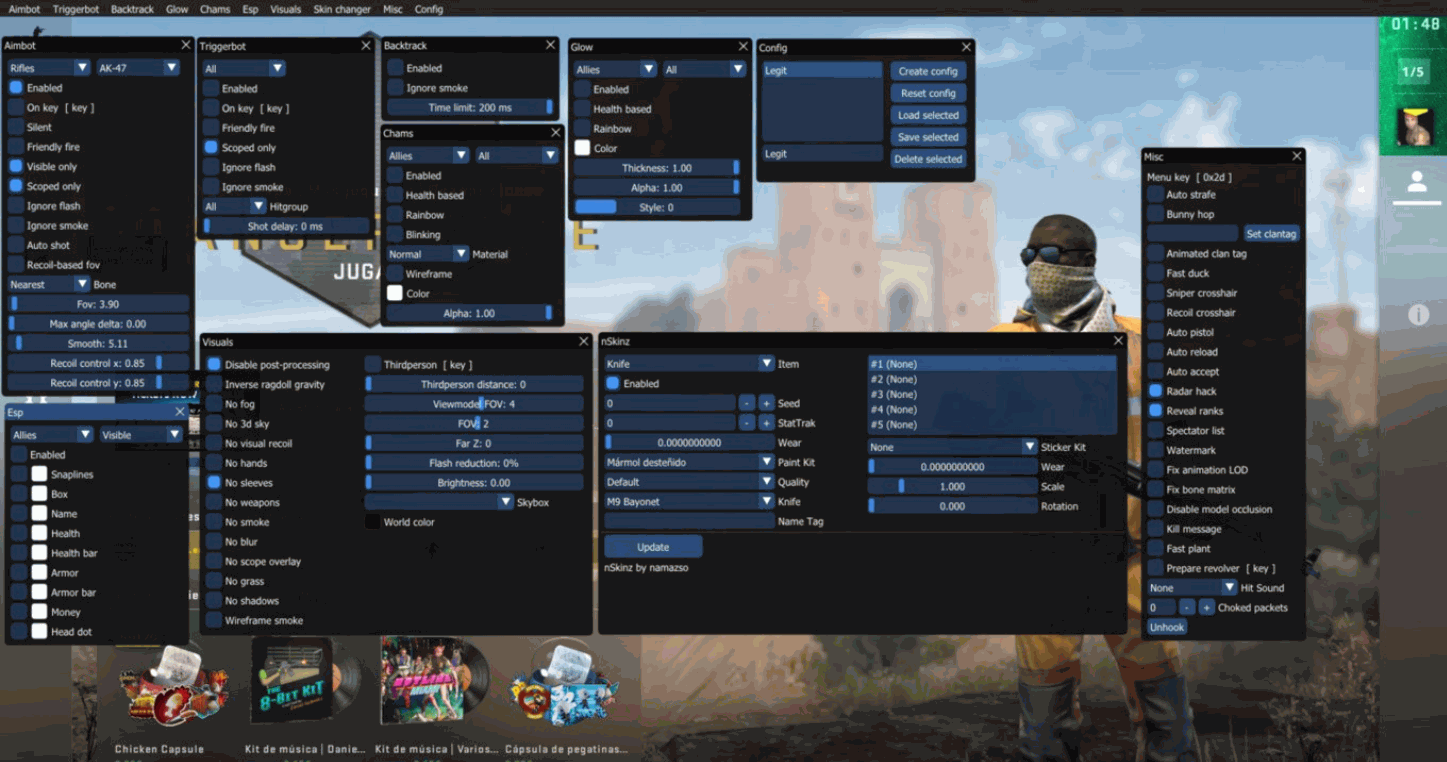 CSGO Osiris多功能作弊辅助英文原版v8.25