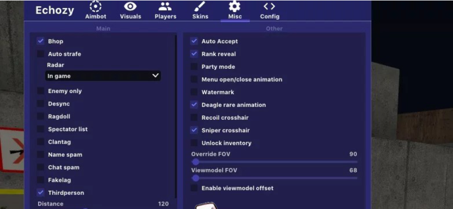 CSGO-Echozy.pw - 免费多功能辅助 / 自瞄视觉